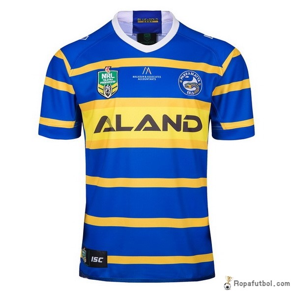 Camiseta Rugby Parramatta Eels Replica Primera Ropa 2018 Azul